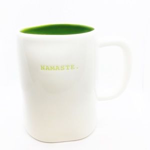 RAE DUNN Artisian Collection Namaste green Mug Cup